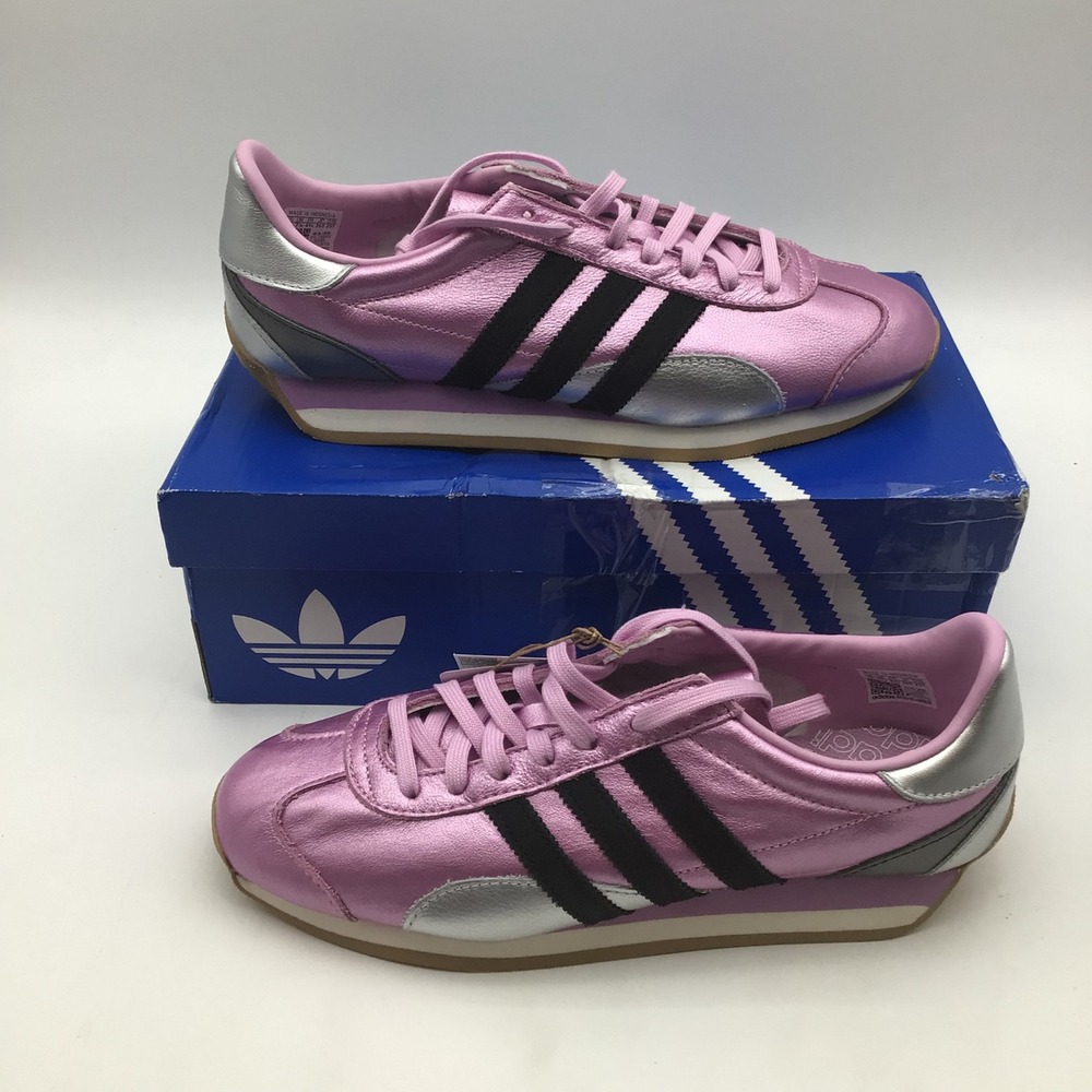 Adidas Country OG W Metallic Pink Bliss Lilac Silver JQ0567 Womens Size 9 NEW